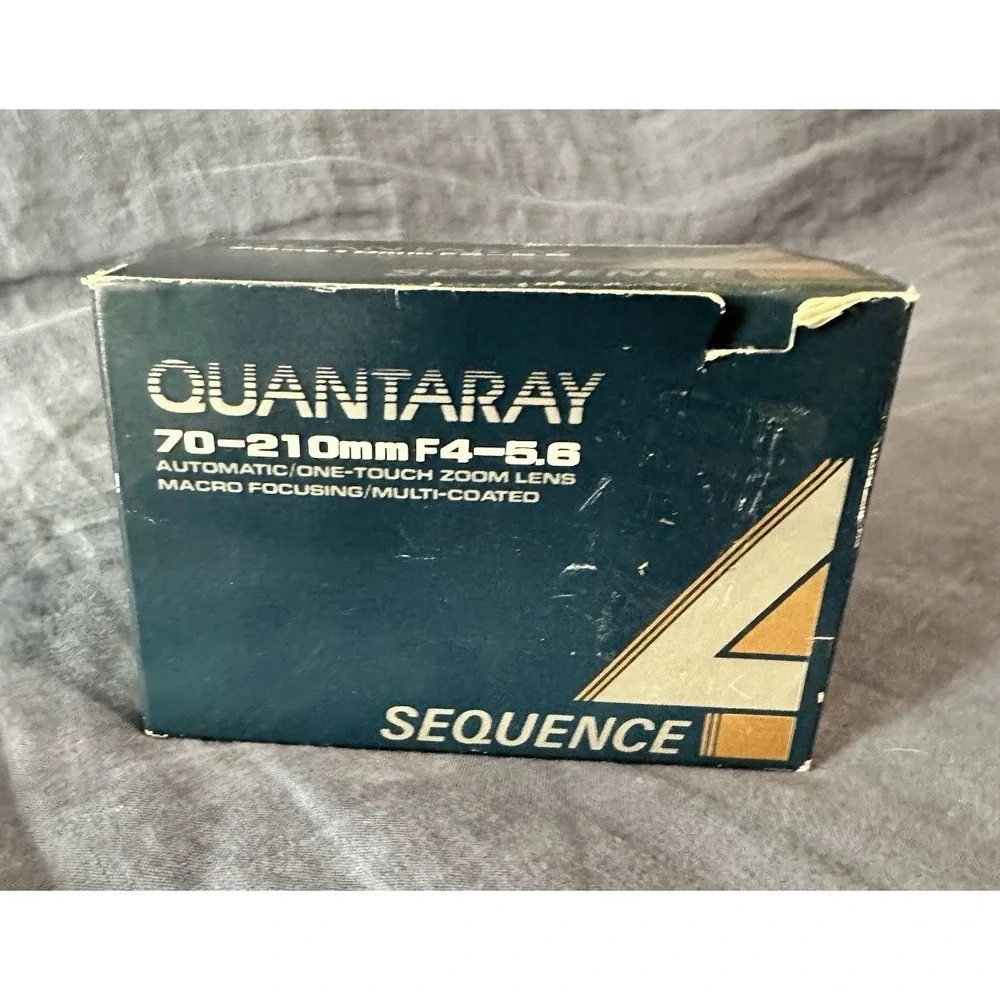 NEW Quantaray 70-210mm f4-5.6‎ Sequence Lens for Pentax K  25-166-2532